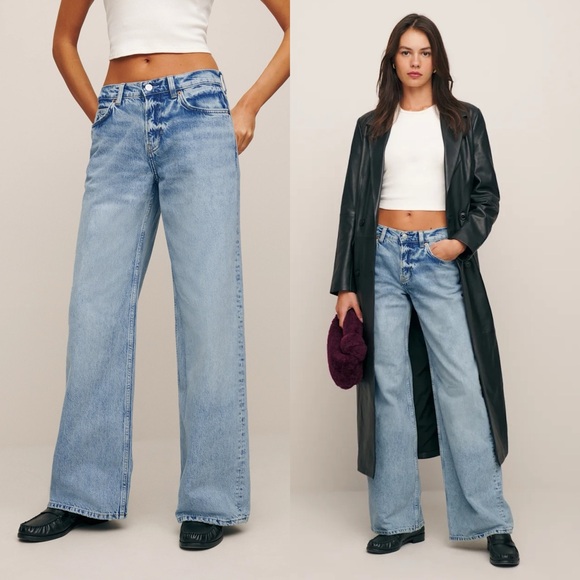 Reformation Denim - REFORMATION Cary Low Rise Jeans in Folsom 26